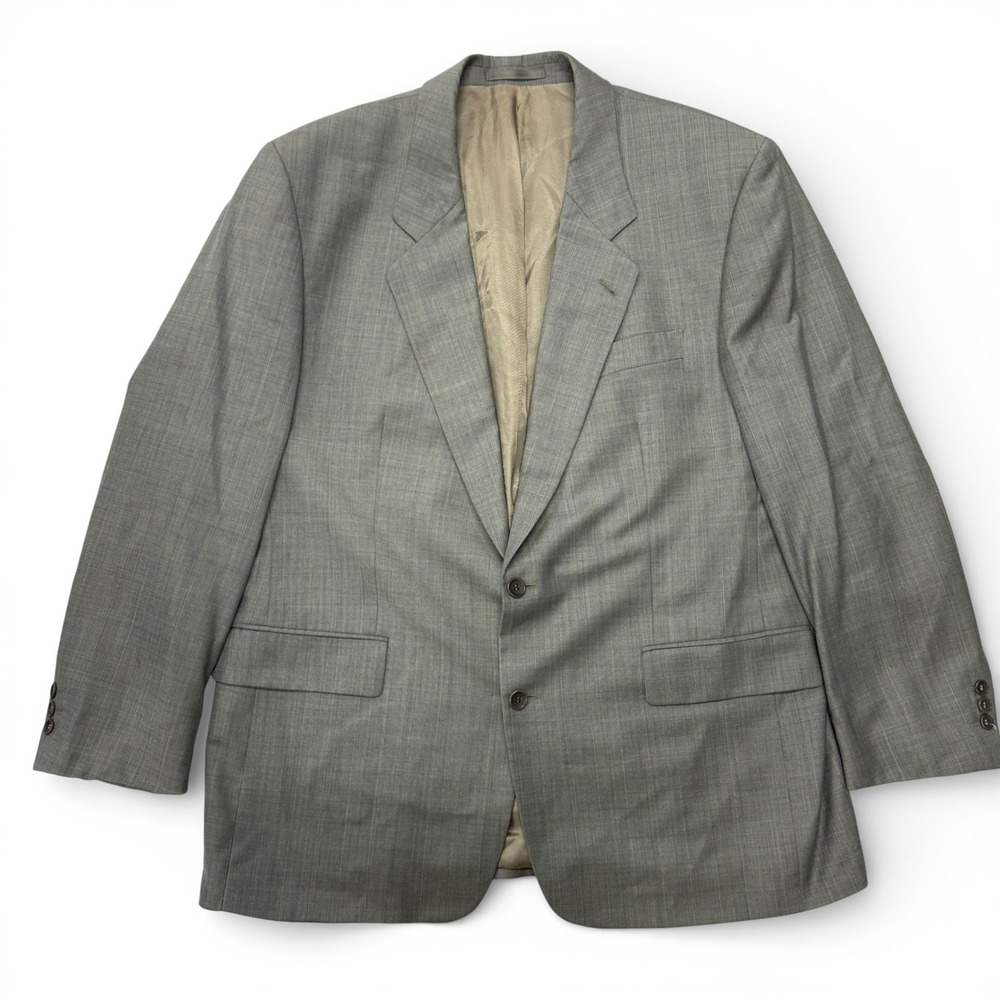 Hugo Boss Grey Wool Cashmere Suit Jacket Blazer Sport Coat Mens 42